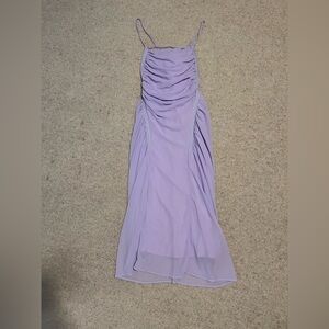 Shein lilac silk-type dress